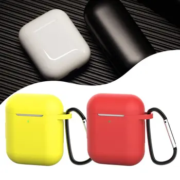Mini Soft Silikone Case Airpods Stødsikkert Dækning for Luft Bælg Protector Case til Apple Plast Kasser 5.6*4.7*2.8 cm Cmagt