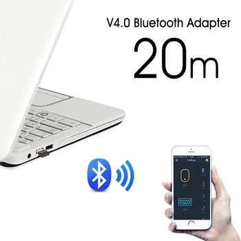 Mini USB Bluetooth-Adapter V4.0 Trådløse Bluetooth-Dongle 4.0 Transmitter For Windows 10 8 Win 7