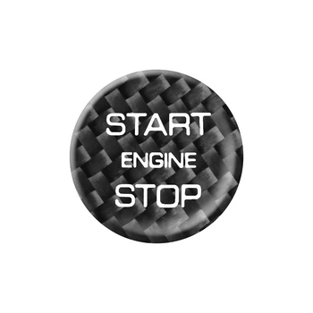 Mode Carbon Fiber Start-Stop-Tasten Trim Mærkat med Duft Tablet for Land Rover Discovery Sport Range Rover Bil-Indretning