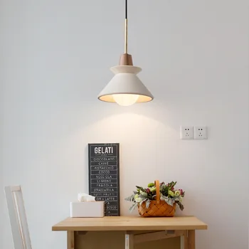 Moderne glans pendente hanglamp reb Hjem Dekoration E27 lampe LED-vedhæng lys stue hanglamp deco-maison