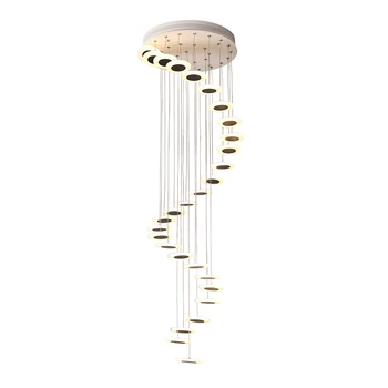 Moderne LED pendel trapper suspenderet lys lysekrone stue, soveværelse inventar restaurant hængende lys armatur