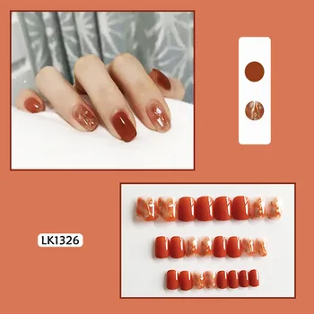 Nail Art Stickers Dekoration Langvarig Genanvendelige Nail Tips Decals til Kvinder SSwell
