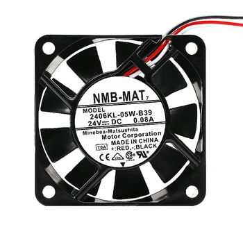 NMB-MAT 2406KL-05W-B39 T0A DC 24V 0.08 EN 60x60x15mm 3-wire-Server Cooling Fan