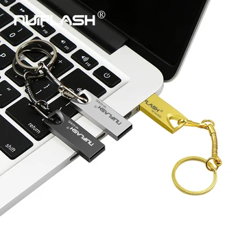 Nuiflash Metal USB-Flash-Drev 128 gb TYPEC Pen Drive 32gb, 64gb Usb 2.0 Flash-Disk til iPhone X/8 Plus/8/7 samt USB Memory Stick