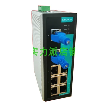 Nye Originale Stedet Foto For MOXA EDS-408A-T-Bred Temperatur Type 8-ports Managed Industrielle Ethernet-Switch