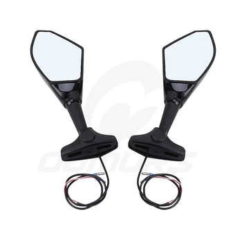 OUMURS Motorcykel Rearview Side Spejle Med blinklys Lys Justerbar For Yamaha FZR600 YZF 600 R1 R6S FZ1 Suzuki GSXR1000