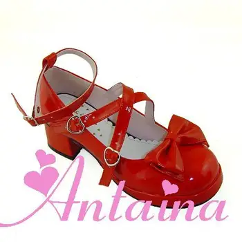 Prinsesse søde lolita sko Loliloliyoyo antaina prinsesse sko 9812a tilpasset til 3-5 dage PU sko