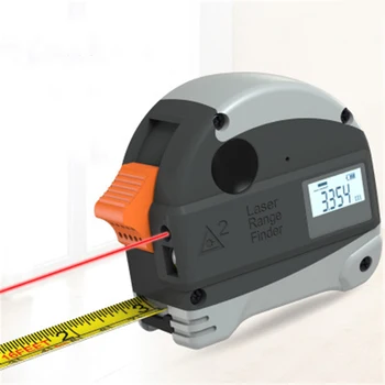 Pro Digital Multi-funktion Måle Bånd Infrarød Laser afstandsmåler Måling Af Range Finder Rulle Ledningen Tilstand Måle Værktøj
