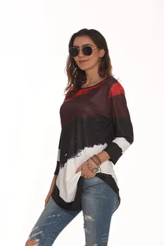 Pullovere Toppe Forår Sommer Kvindelige Shirt Stor Størrelse koreansk Street 3D-Print Løs Kvinde T-shirt Afslappet Kontor Damer Toppe, T-shirts