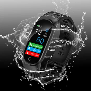 QW16 Smart Ur Sports Fitness Aktivitet, puls Tracker Blodtryk Armbånd IP67 Vandtæt Band Test af Armbånd