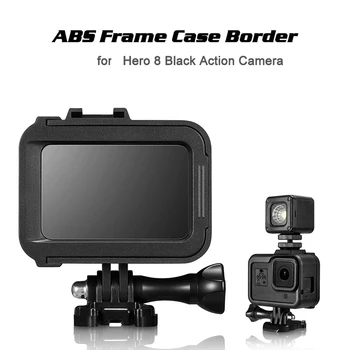 Rammen Tilfælde Grænse Beskyttende Dække ABS Boliger Base Mount til Gopro Hero 8 Black Action Kamera Beskyttelse Tilbehør