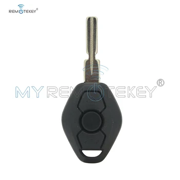 Remotekey bil vigtig sag shell 3-knappen for BMW 3-serie 5 X3 X5 Z4 HU58 nøglebladet