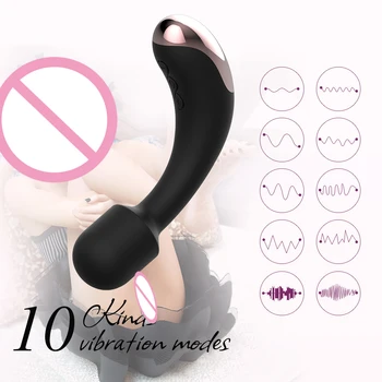 Sex Legetøj 10 Frekvens Silikone Vibrator Til Kvinder Klitoris Stimulator AV Vibrator Kvindelige Masturbator Erotisk sexlegetøj Sex Værktøjer