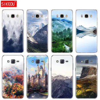 Silikone cover phone case for Samsung Galaxy J1 J2 J3 J5 J7 MINI 2016 prime Bjerg Skov Skyer