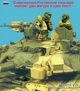 Skala 1/35 Forsamling Harpiks Figur kit russisk tank besætning
