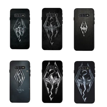 Skyrim Logo Phone Case For Samsung Galaxy A10S A20 A20S A20E A30S A40 A40S A50 A50S A60 A70 A70S M10-M20 M30 Dække