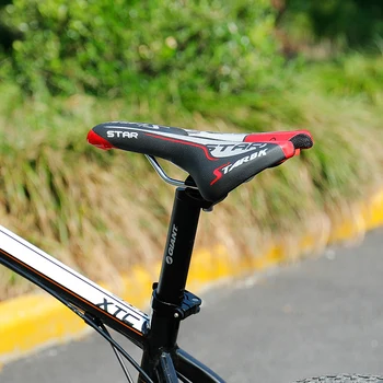STARBK 300g Hule Design Cykel Sadel Mountain Road Cykel, MTB Foran sædehynden CR-MO Bue Comfy Holdbare Dele til Cykler