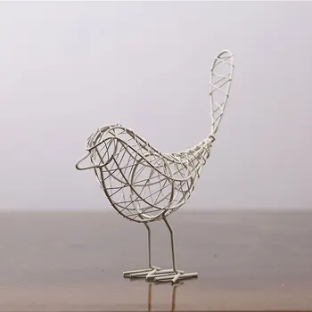 Strygejern Kreative Enkelt Fugl Hjem Dekoration Moderne Børn Værelses Harpiks Håndværk Studerende Par, Fødselsdag, Gave,