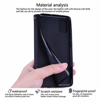 Telefonen Beskyttende cover Til Xiaomi Redmi Note 9 Pro 5G Tilfælde Capa Flip Cover Til Funda Redmi Note9 Pro 5G Fashion Book Læder Taske