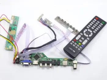 TV HDMI AV VGA USB-AUDIO-LCD-LED-Controller Board Kort DIY Kit For LP154W01 15.4