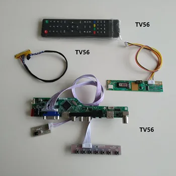 TV LCD LED VGA AV LED HDMI USB Controller Board kit For 30pin LTN170BT08-G01 17.0