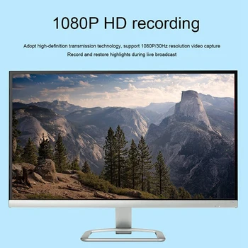 Type-C HDMI Video Capture-Kort 4K Sn USB3.0 Mic o-Live Brede Strøm