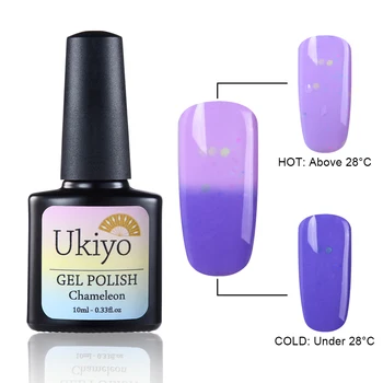 Ukiyo 10ml Ost Termisk Gel Neglelak Farve Temperatur Ændring af UV Gel Lak Soak Off Hybrid Lak Nail Art Design