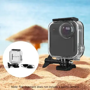 Vandtæt Sag Shell Beskyttende Dække Hærdet Glas-Folie Beskytter Anti-tåge Ark til GoPro Max 360 Panorama Kamera Tilbehør.