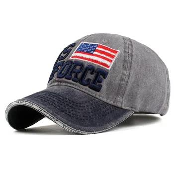 Vasket Bomuld Baseball Caps for Mænd Us Air Force Hat Broderi Mode Cap Fritid Far Hat til Kvinder Snapback Hat