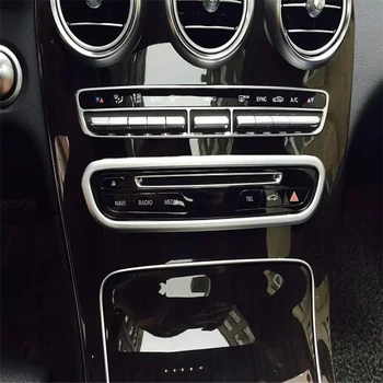 WELKINRY for Benz GLC X253 2016 2017 2018 2019 2020 stick gear shift niveau base CD-justering skifte-knap knappen trim panel