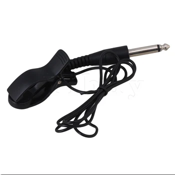 Yibuy Akustisk Guitar, Violin Afhentning Klip Kontakt Mikrofon Pakke med 50 Black