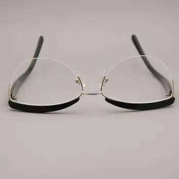 Zerosun Øjeglas Rammer Kvindelige Semi Uindfattede Eyebow Briller Kvinder Vintage Briller for Recept Læsning Damer