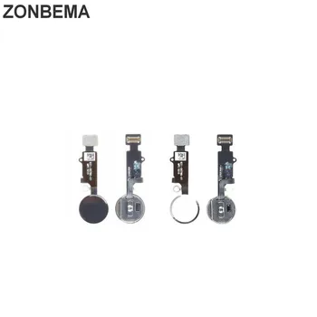 ZONBEMA 10stk/meget Høj kvalitet Home knap Flex Kabel Bånd, montage Til iPhone 8 8 Plus 4.7