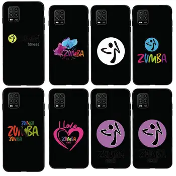 Zumba Dans Silikone Telefon-etui Sort Til Xiaomi 6X 8 8Lite 9T 10 10Lite Note 8 8T 9Pro 9Promax Tilfælde