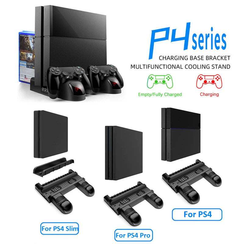 Købe Stå For Ps4/ps4 Slank/ps4 Pro Dual Controller Oplader Dock Station Med 12pcs Spil For Sony Playstation 4 Pro \ Videospil - Kerteminde-motionscenter.dk